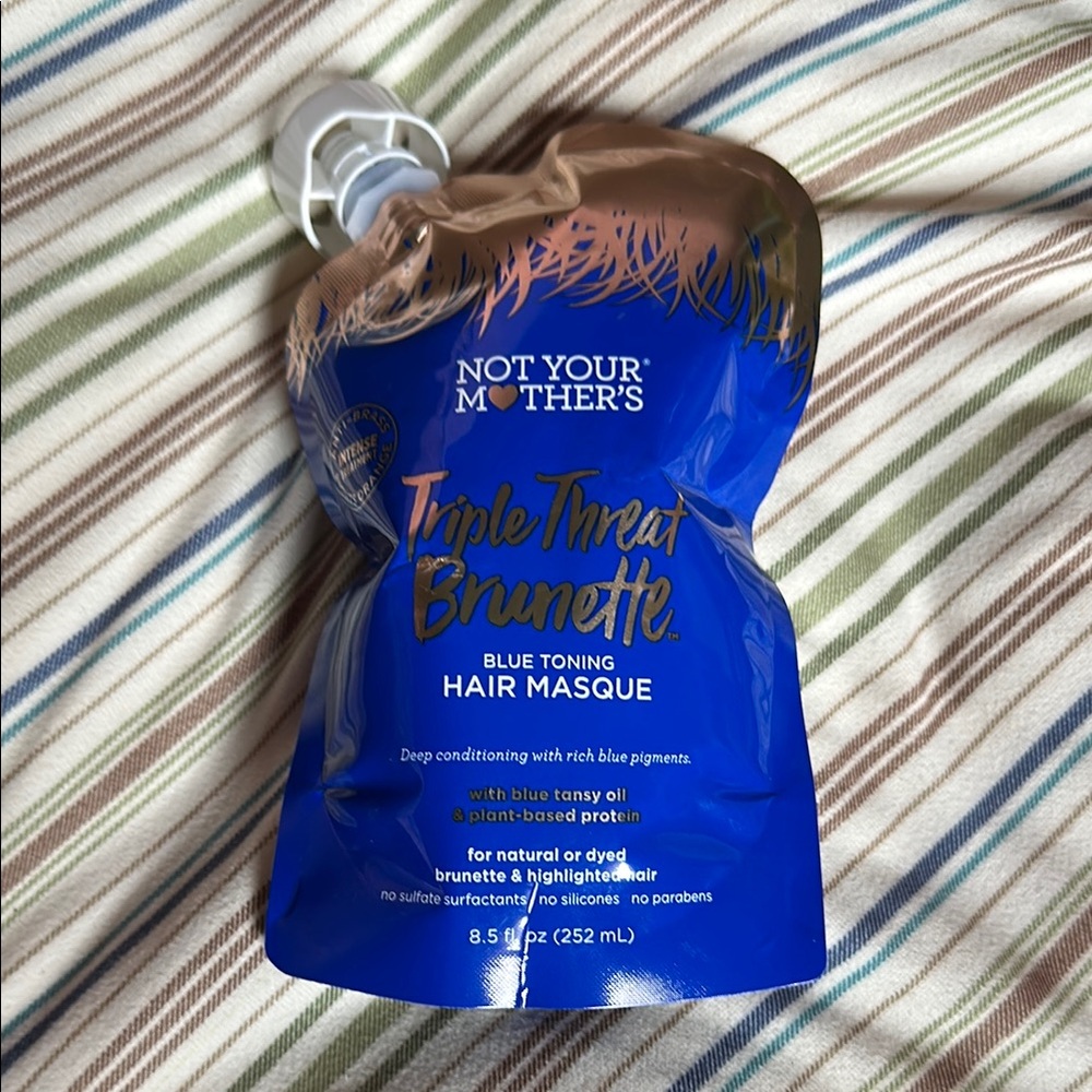 Not Your Mother’s Triple Threat Brunette Blue Toning Hair Masque